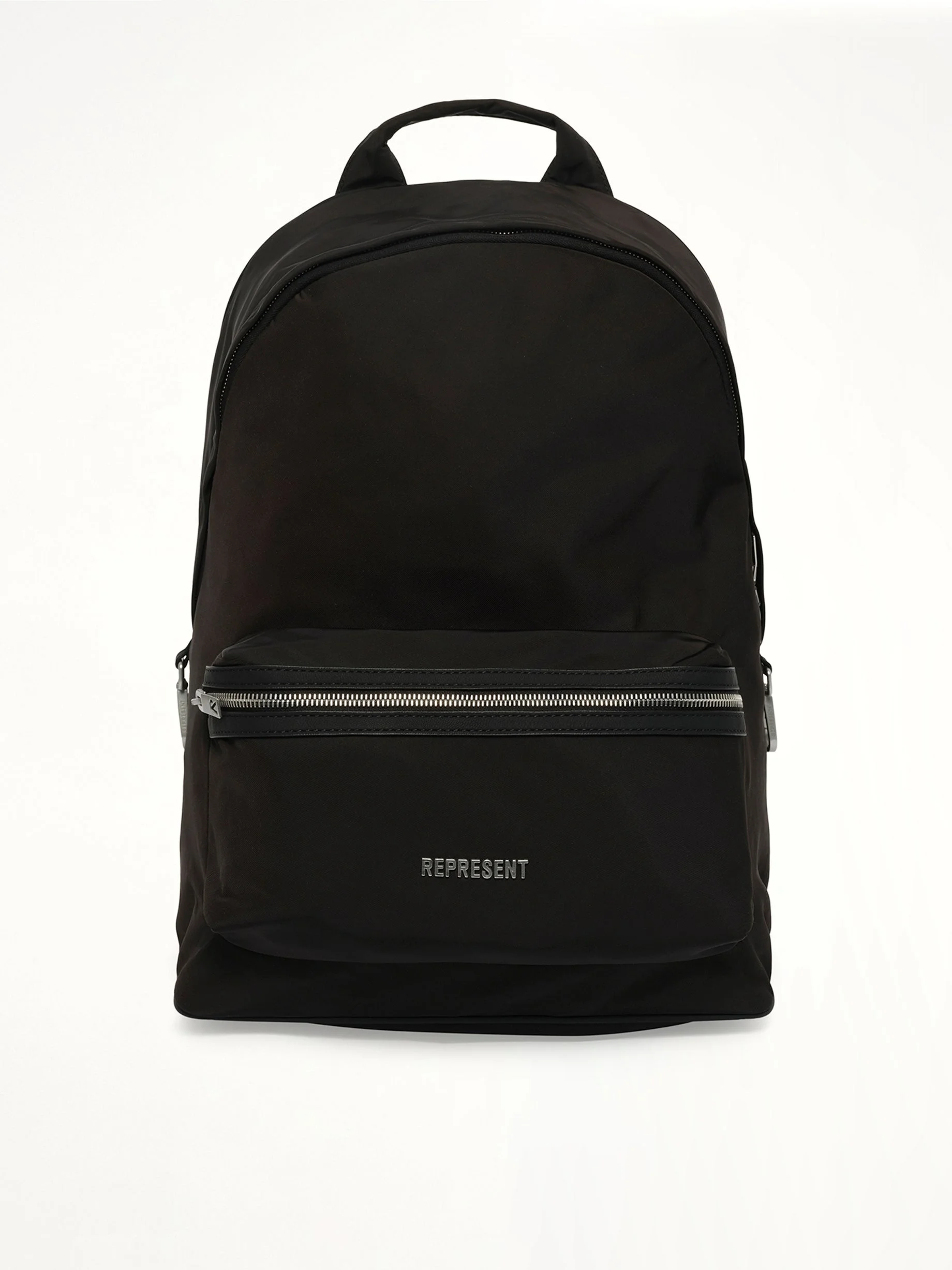 Nylon Backpack in Black - 1