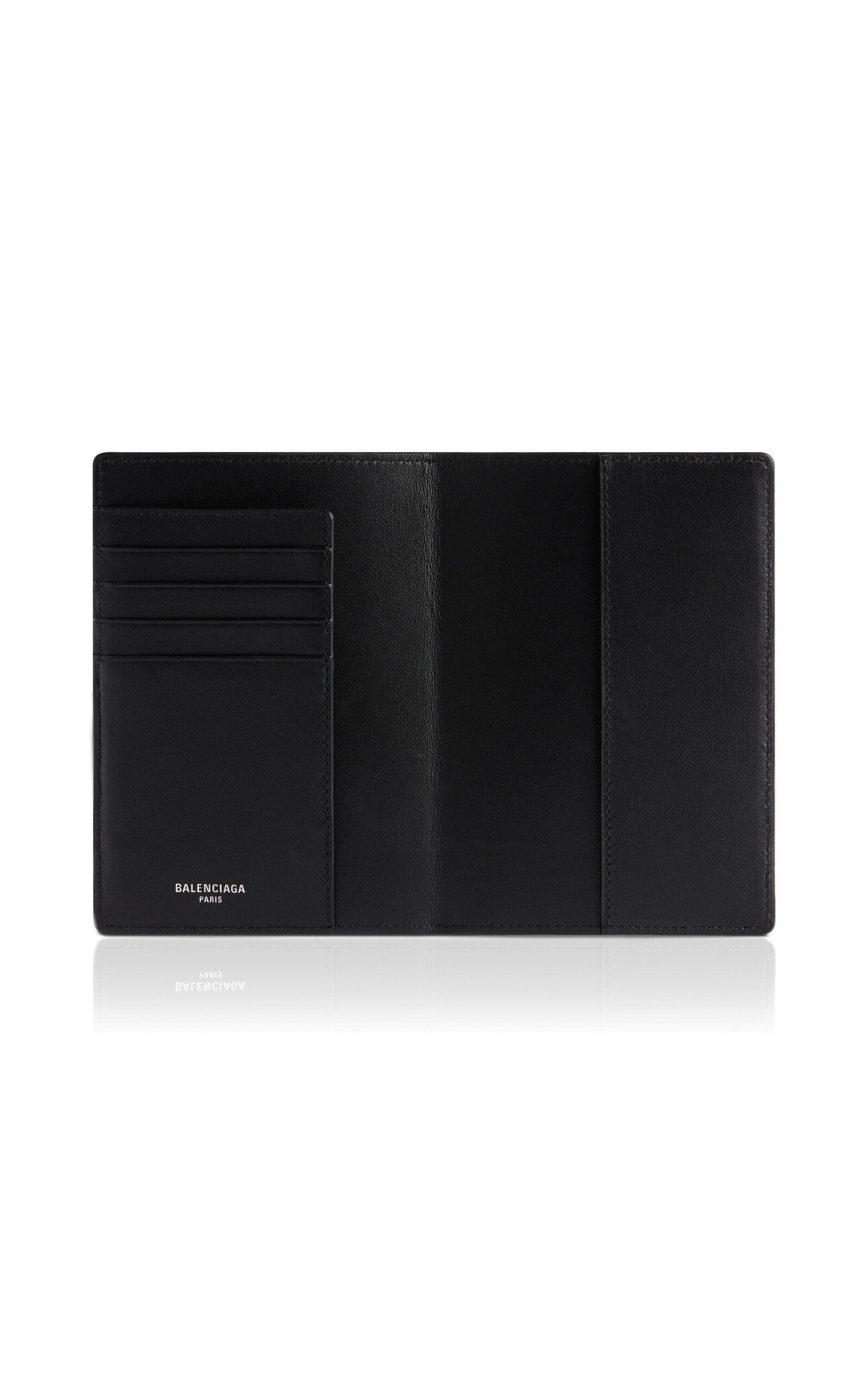 Leather Passport Holder black - 3