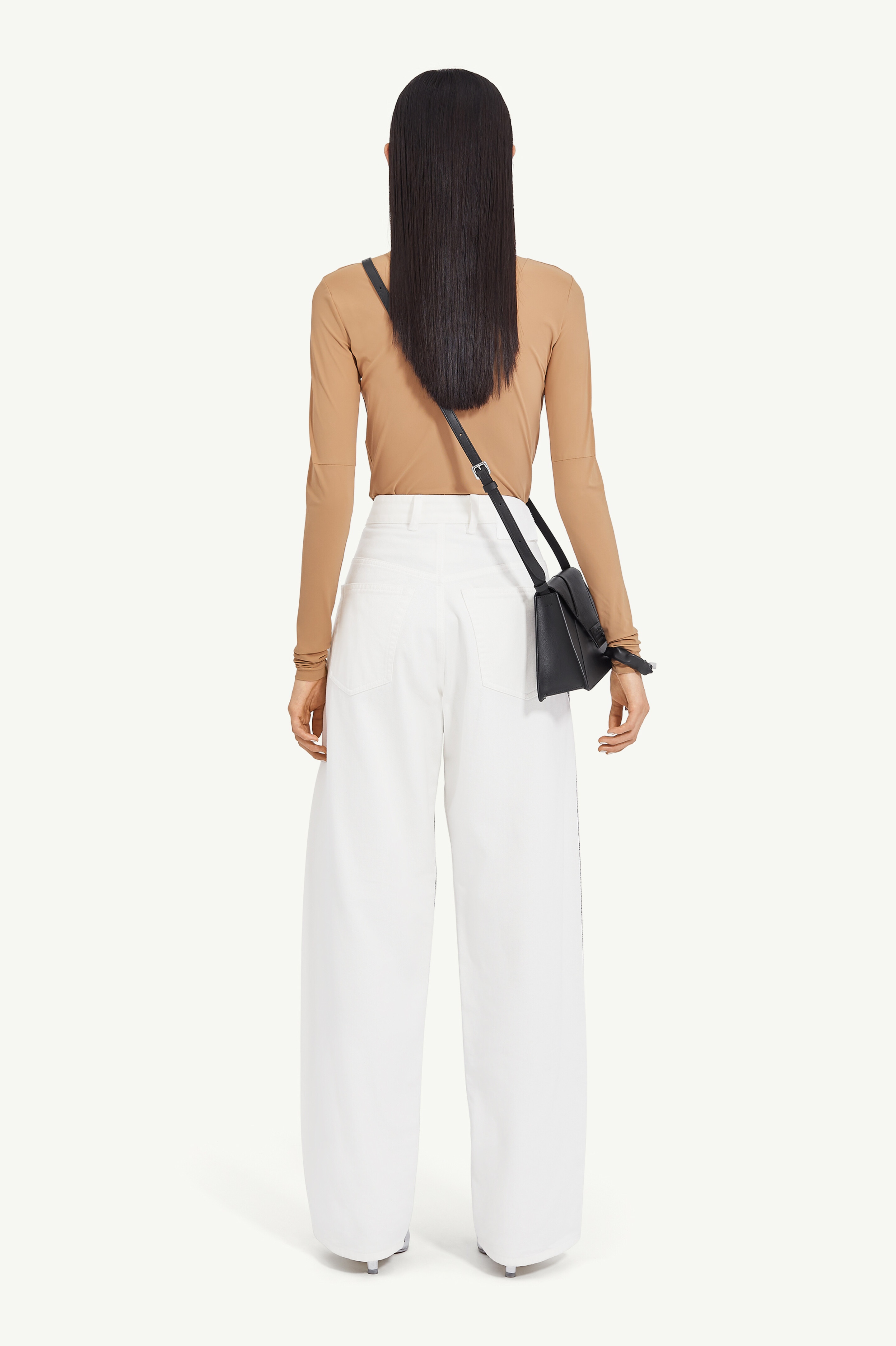 Print tapered jeans - 4