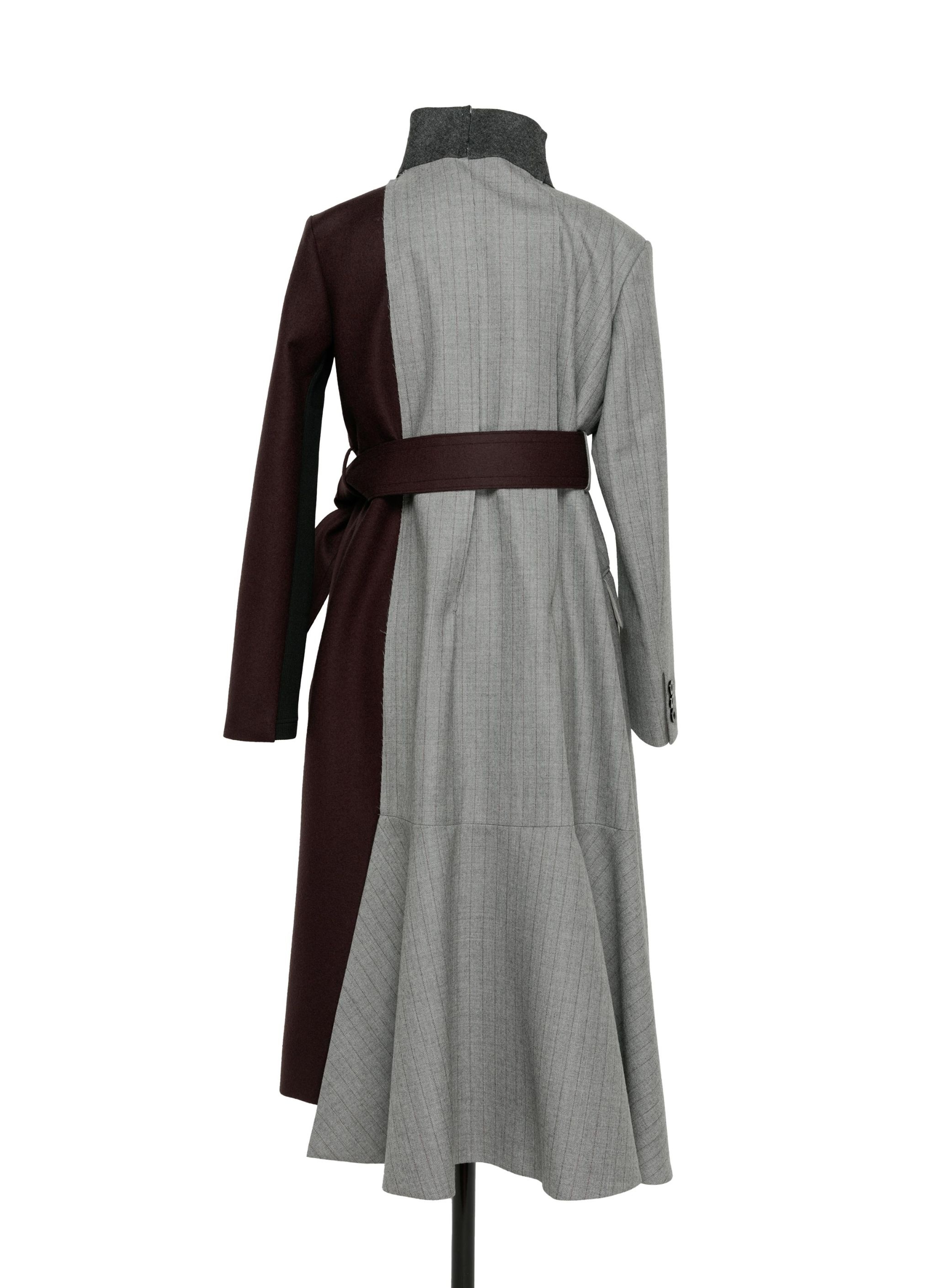 Chalk Stripe Coat - 5