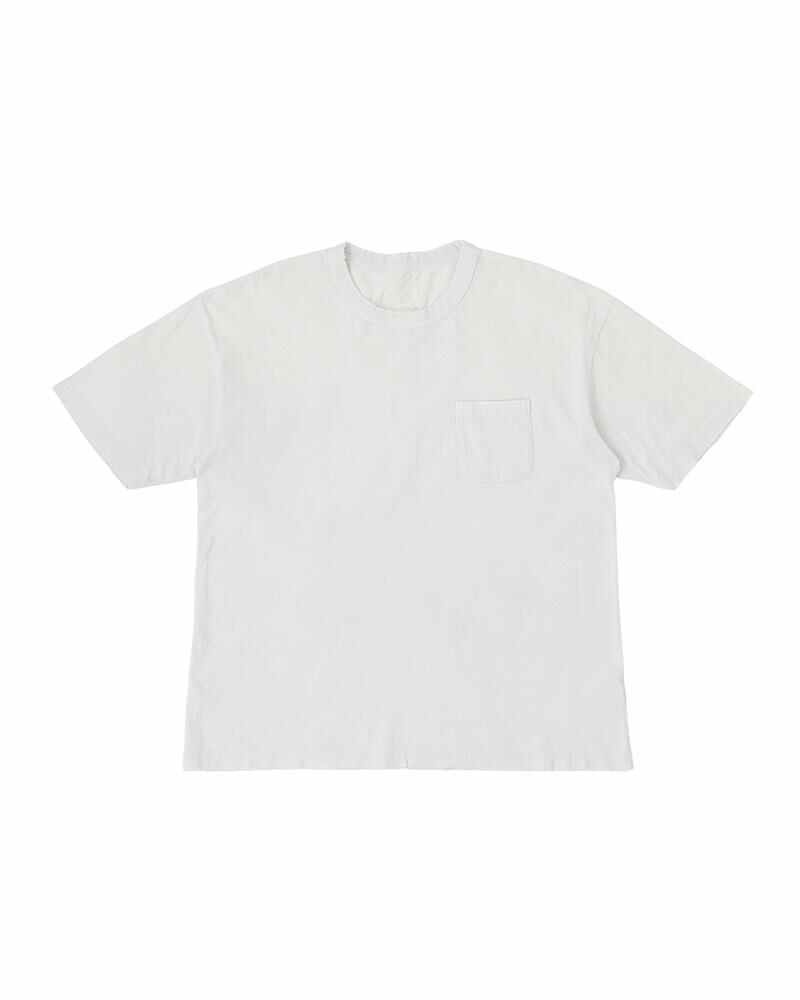 visvim JUMBO TEE S/S CRASH OFF WHITE | REVERSIBLE