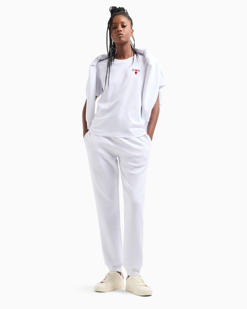 EMPORIO ARMANI Valentine’s Day Capsule collection mercerised-jersey T-shirt outlook