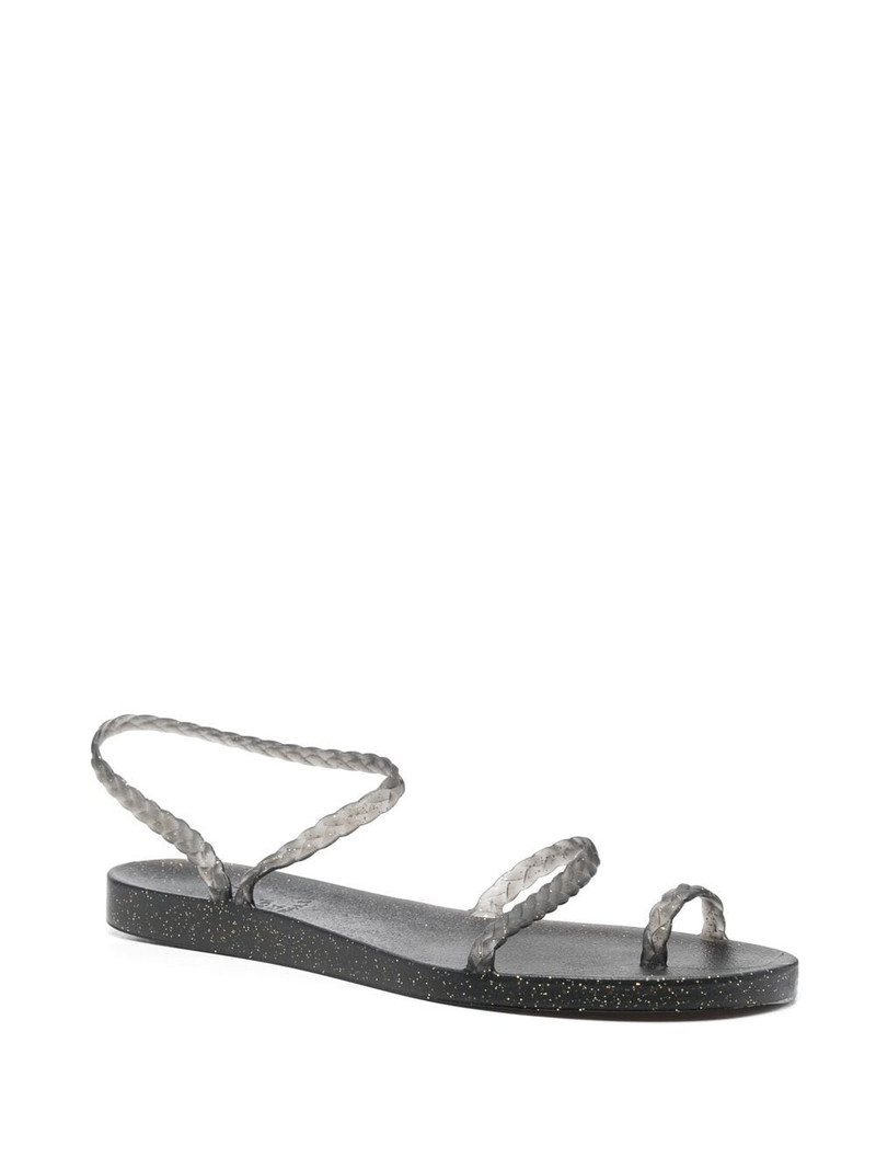 ANCIENT GREEK SANDALS glitter-detailed single-toe sandals outlook