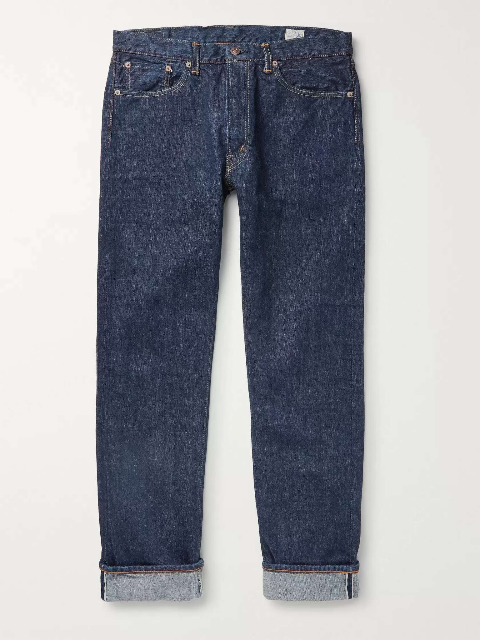 107 Slim-Fit Selvedge Denim Jeans - 1