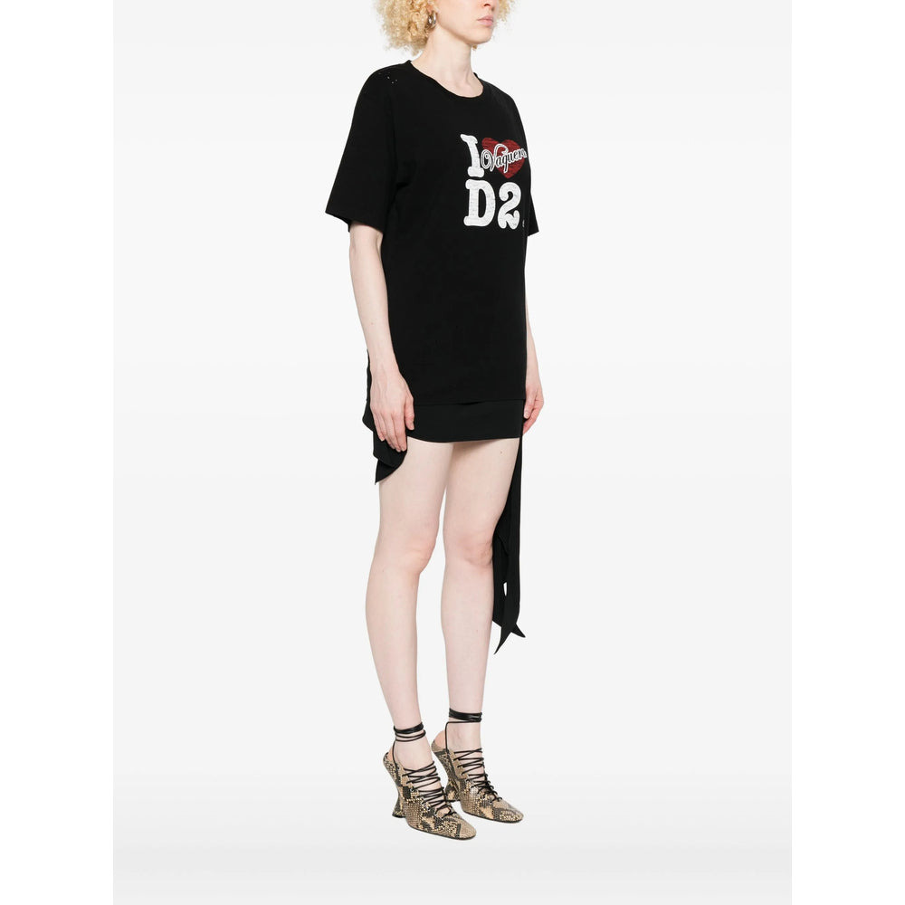 Dsquared2 Black Tops - T-Shirts & Jerseys Women - 5