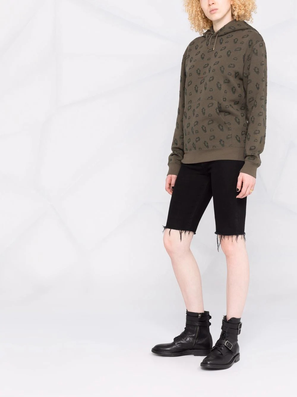 logo-print long-sleeve hoodie - 6