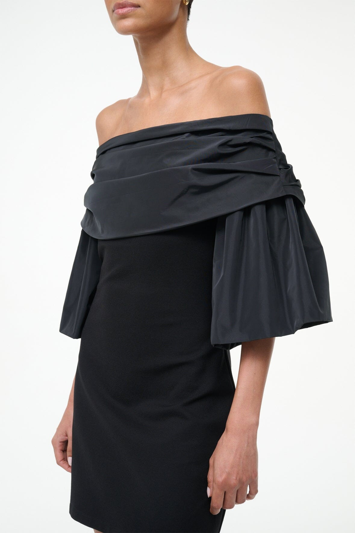 STAUD HARPER DRESS BLACK - 6