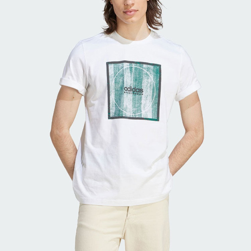adidas adidas Tiro Box Graphic T-Shirt 'White' II3595 outlook