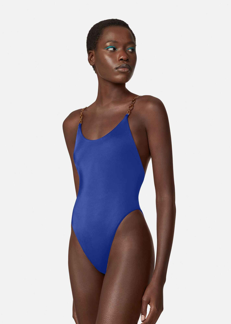 VERSACE Greca Chain One-Piece Swimsuit outlook