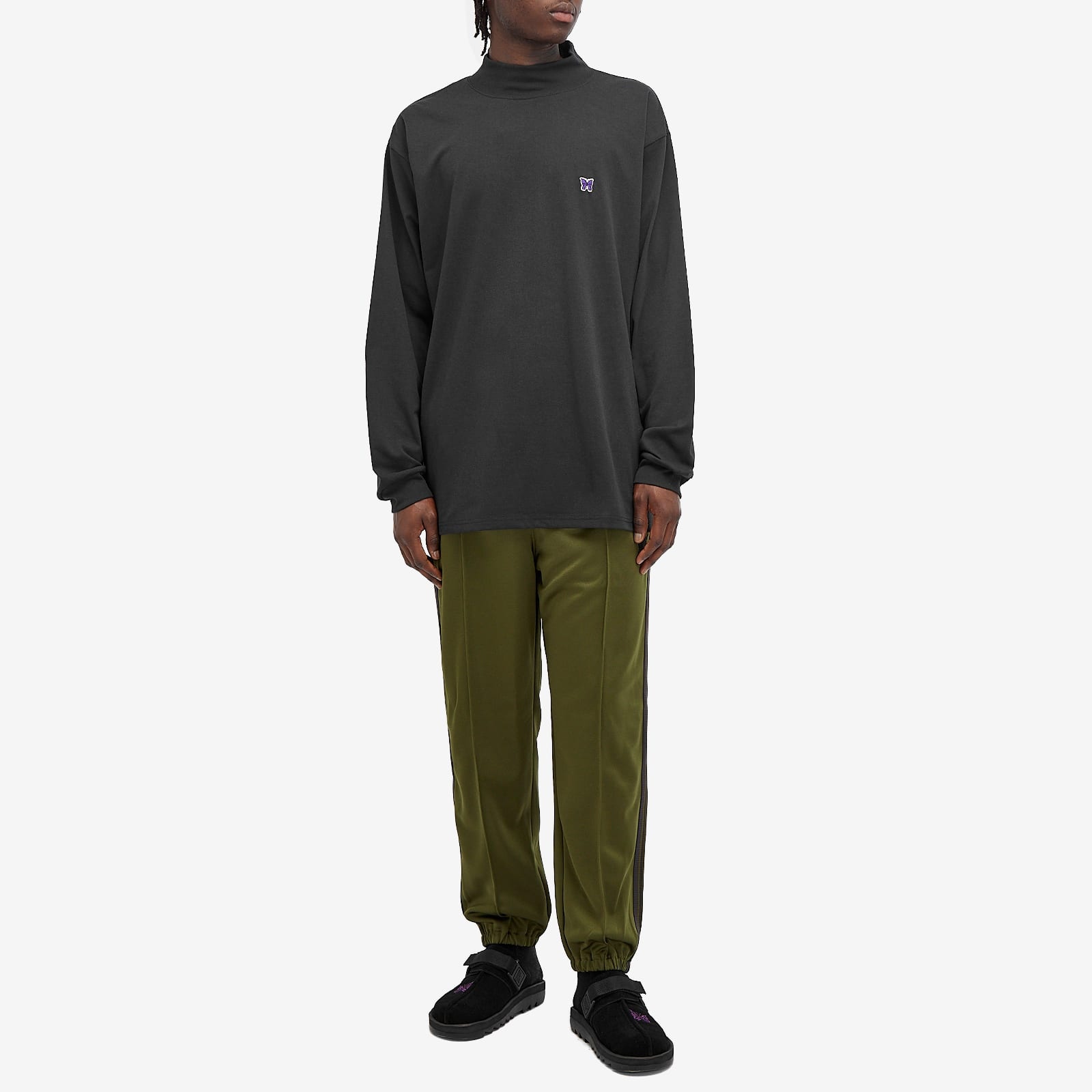 Needles Long Sleeve Mock Neck T-Shirt - 4