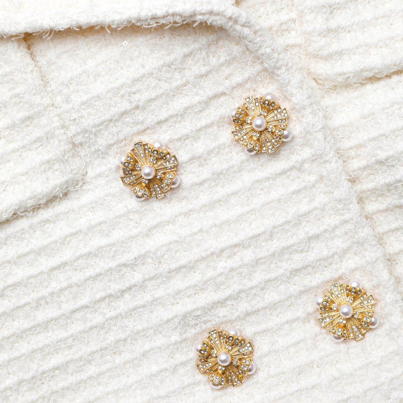 Cream Textured Knit Top 5