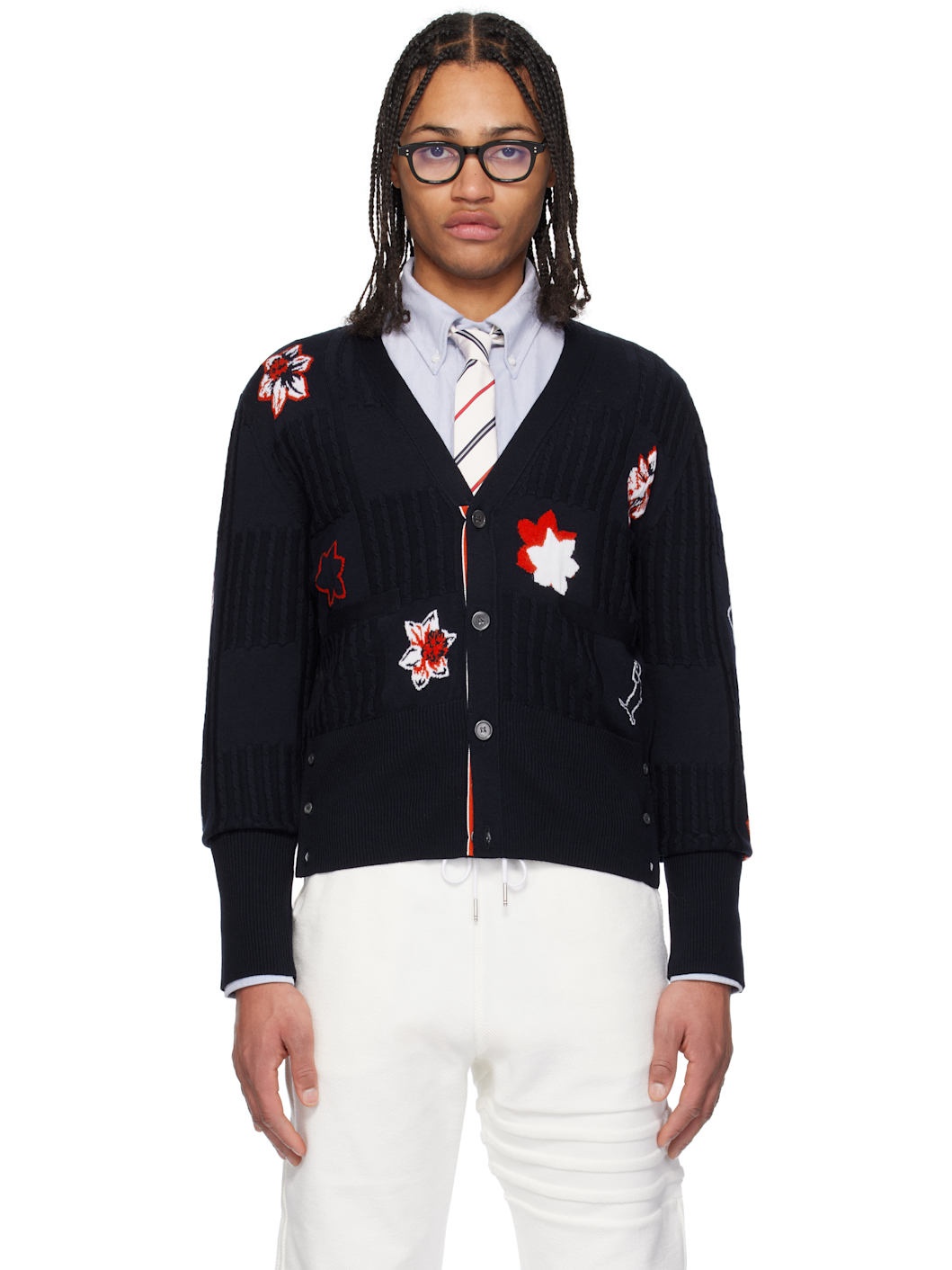 Nacy Classic Hector V Neck Cardigan - 1