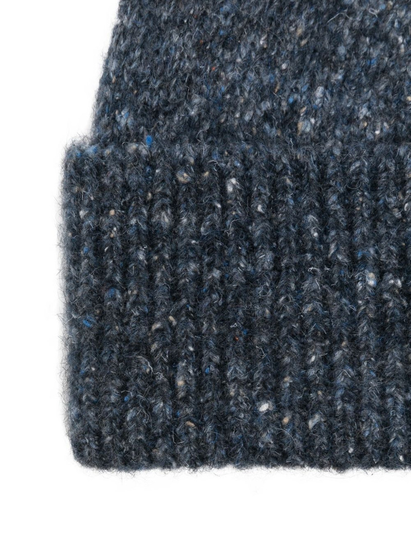Brunello Cucinelli speckled wool beanie outlook