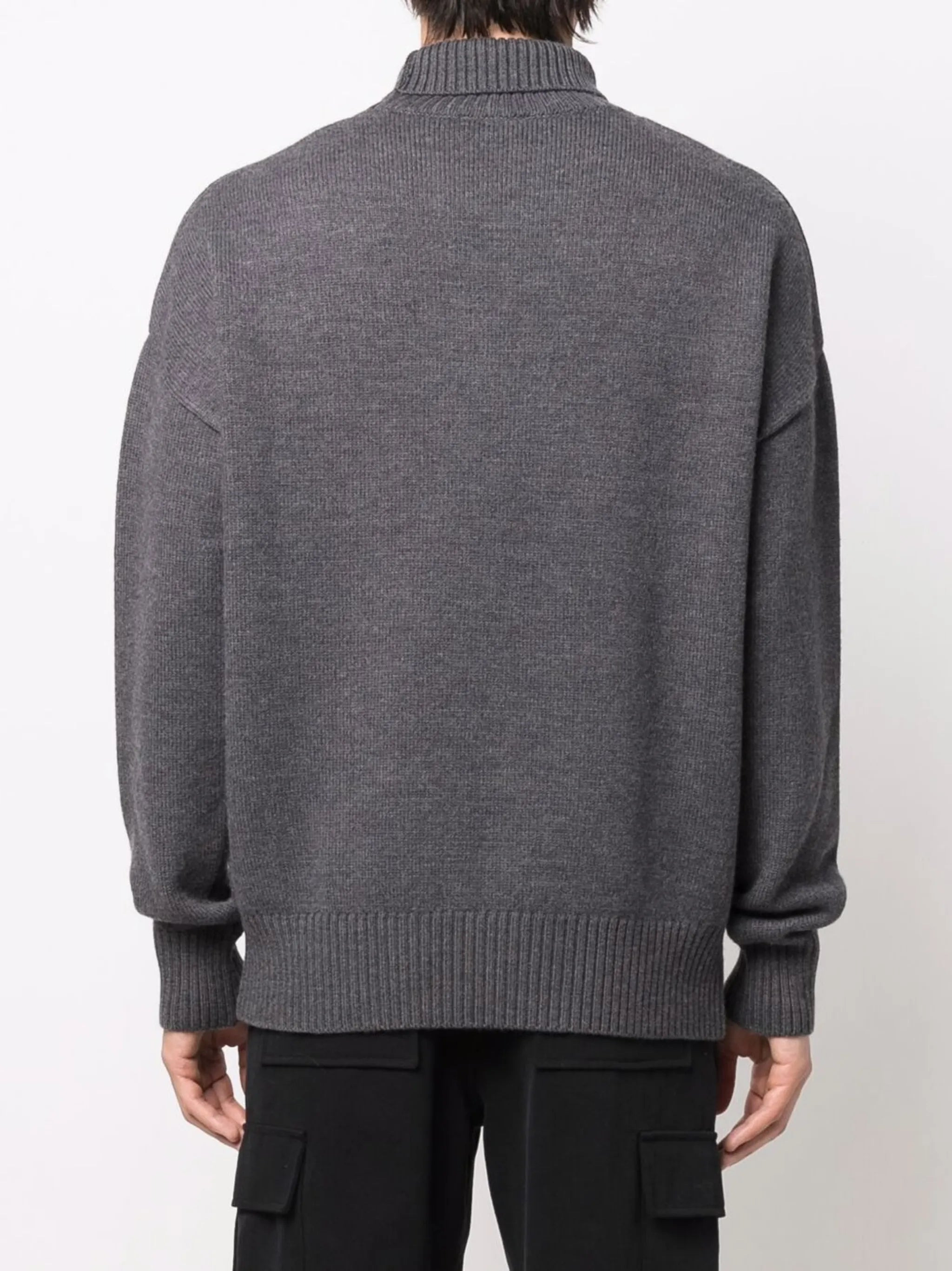 Ami Paris Ami De Coeur Roll-neck Jumper - 4