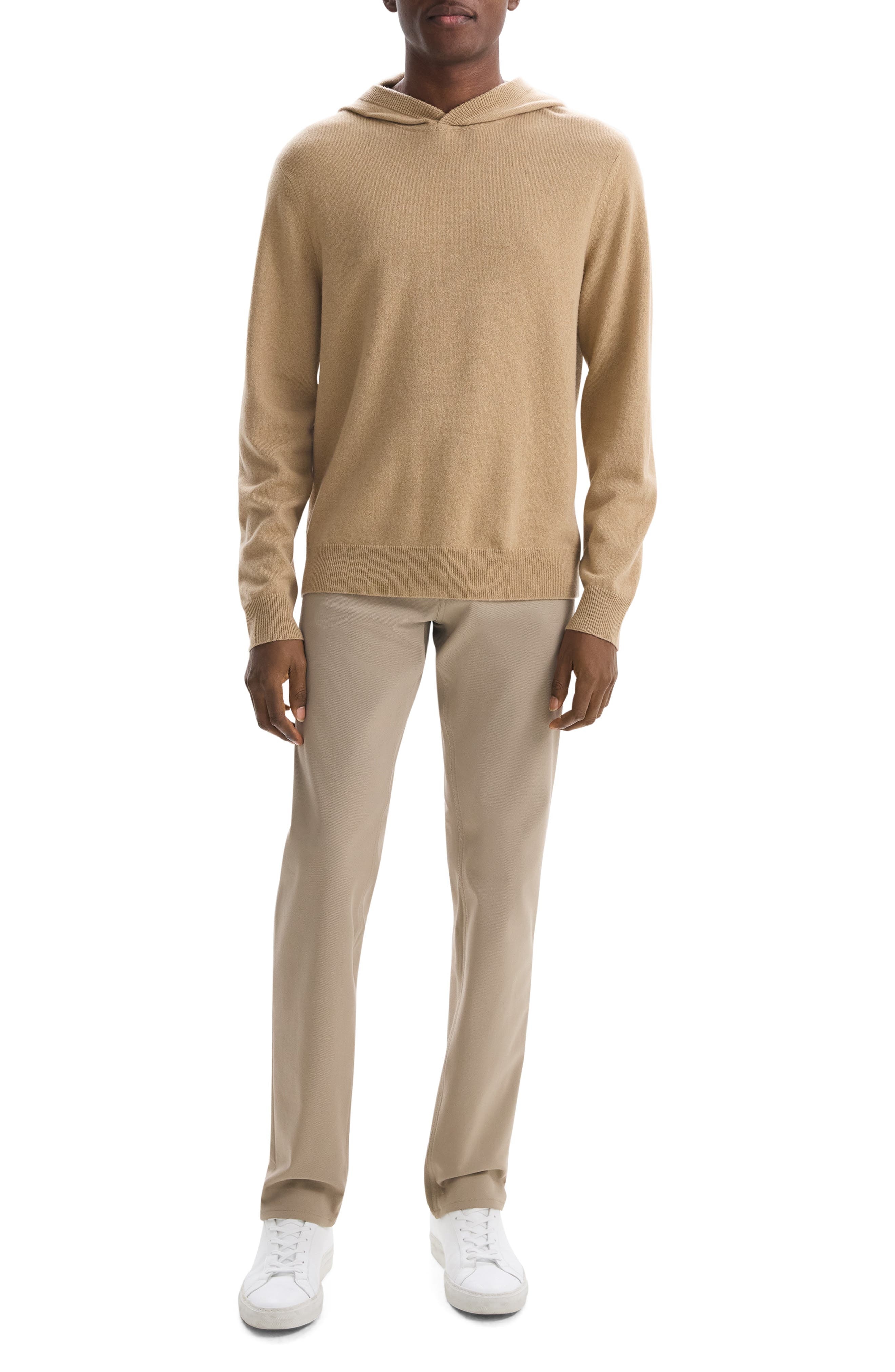 Theory Hilles Cashmere Hoodie in New Camel at Nordstrom - 5