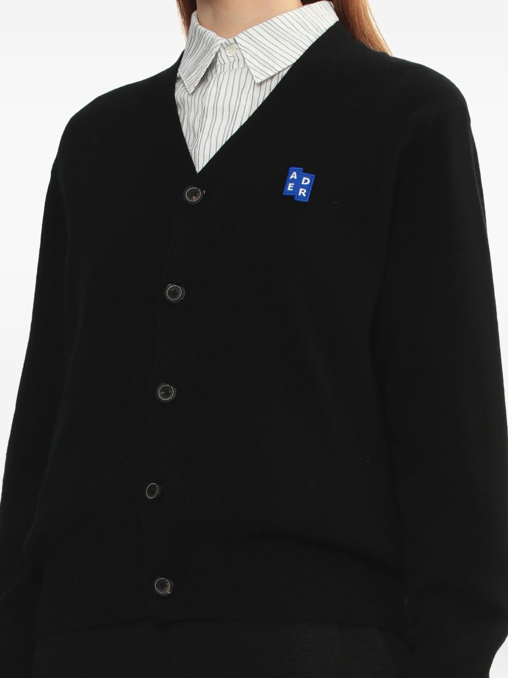 Sig; BL Tag logo-plaque buttoned cardigan - 5
