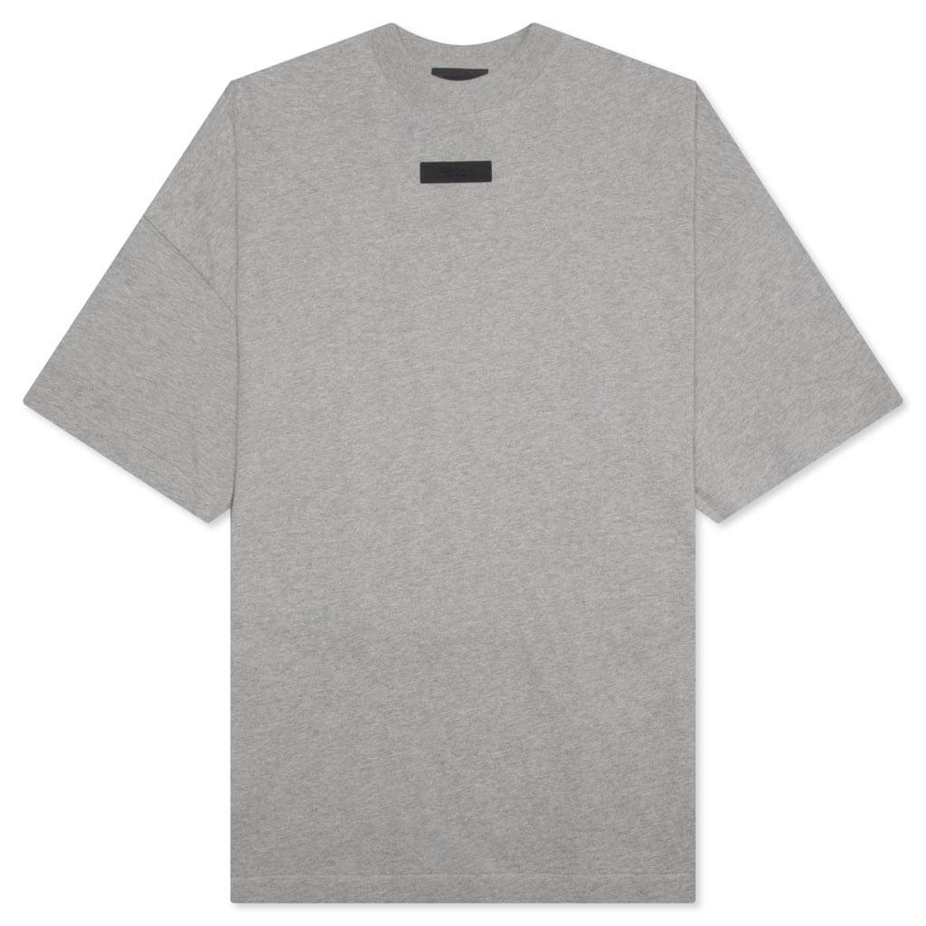 S/S TEE - DARK HEATHER OATMEAL - 1