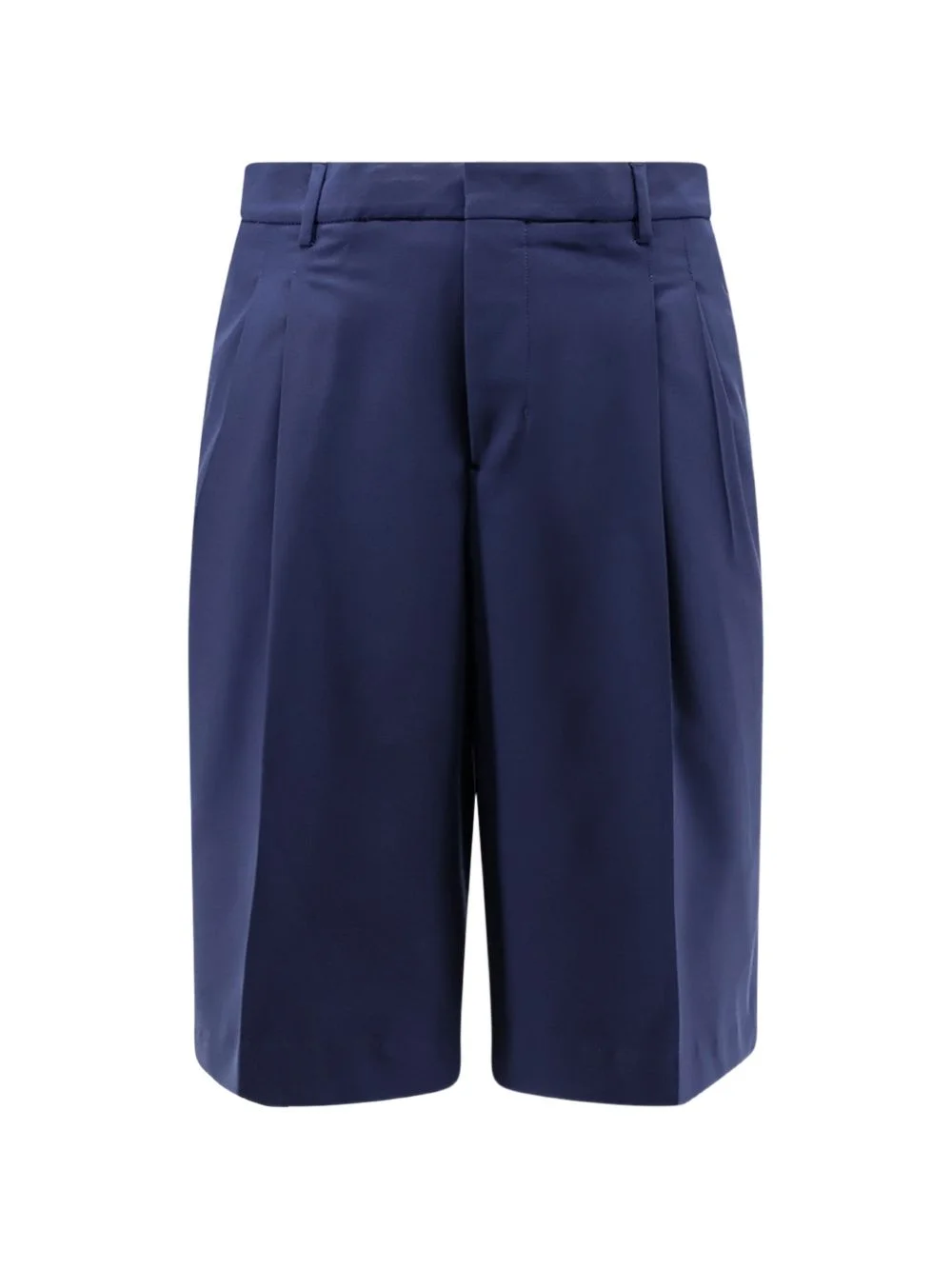 pleated bermuda shorts - 1