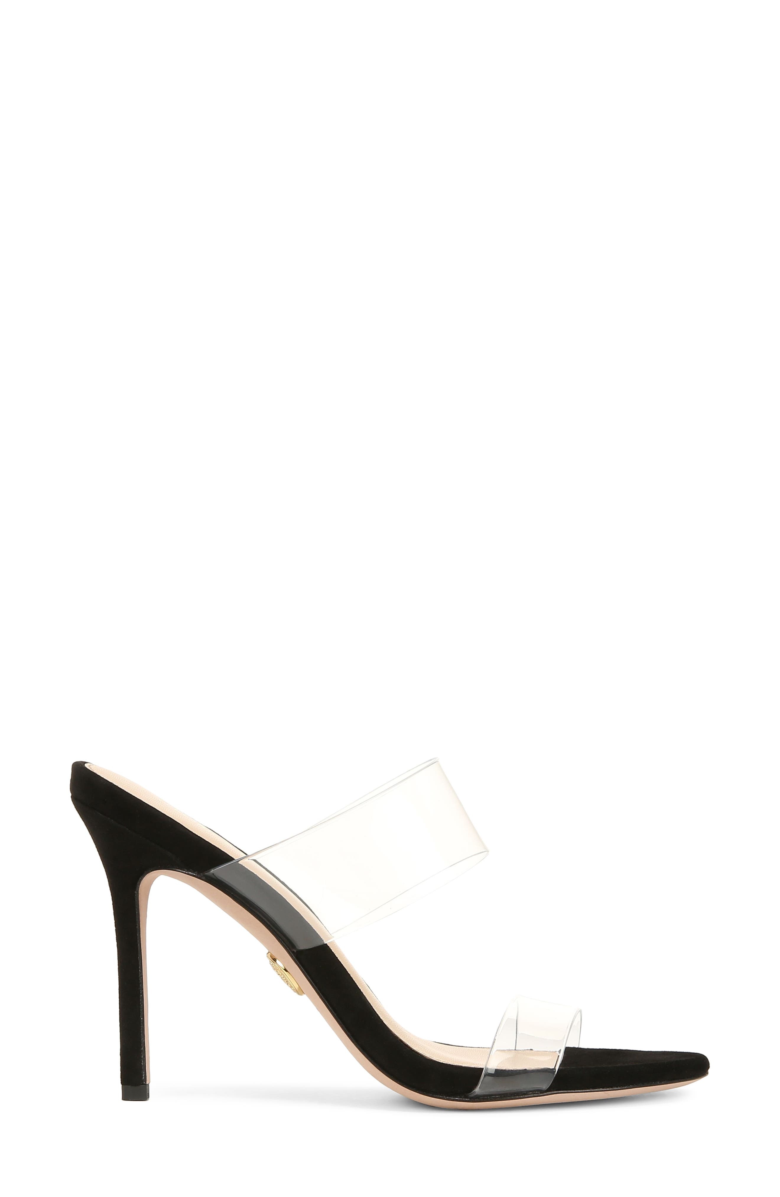 Veronica Beard Asha Sandal in Black/Clear at Nordstrom - 3
