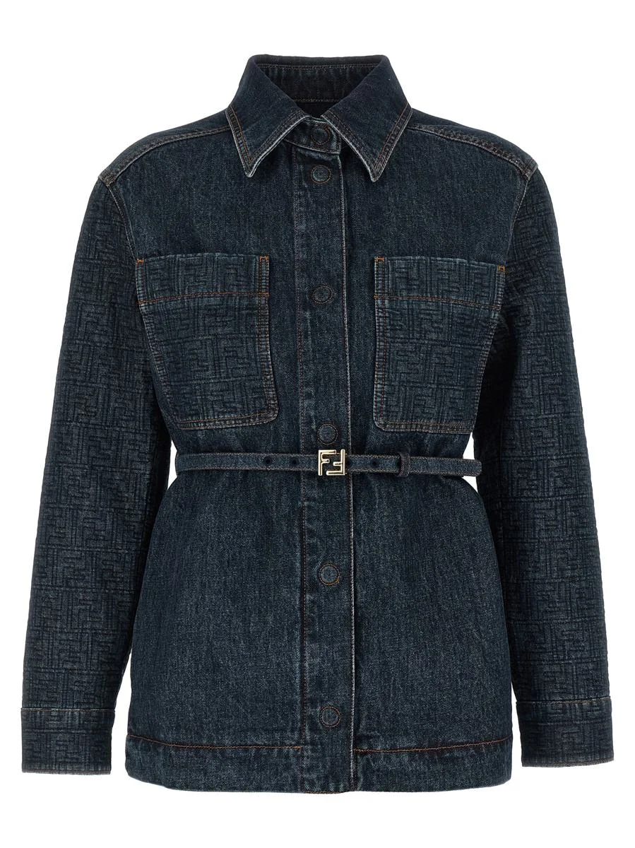 Fendi 'Ff' Denim Jacket - 1