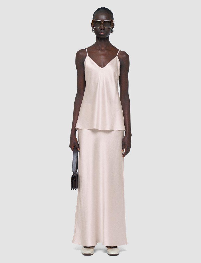 Isaak Long Silk Satin Skirt 5