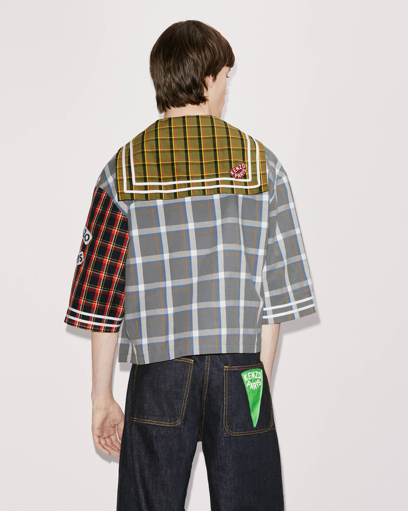Short checked 'KENZO Sailor' shirt 5