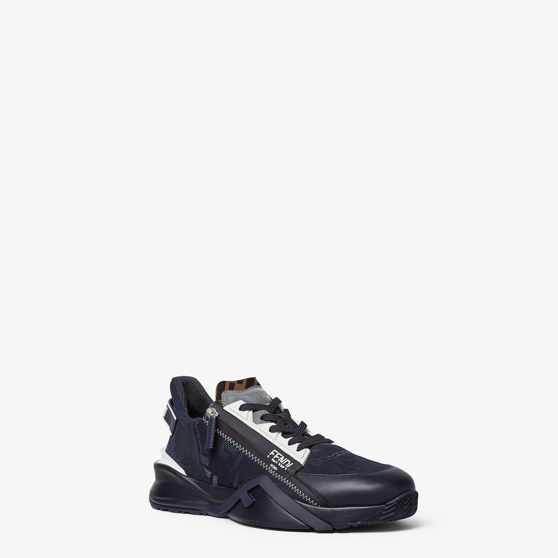 Blue fabric low-tops - 2