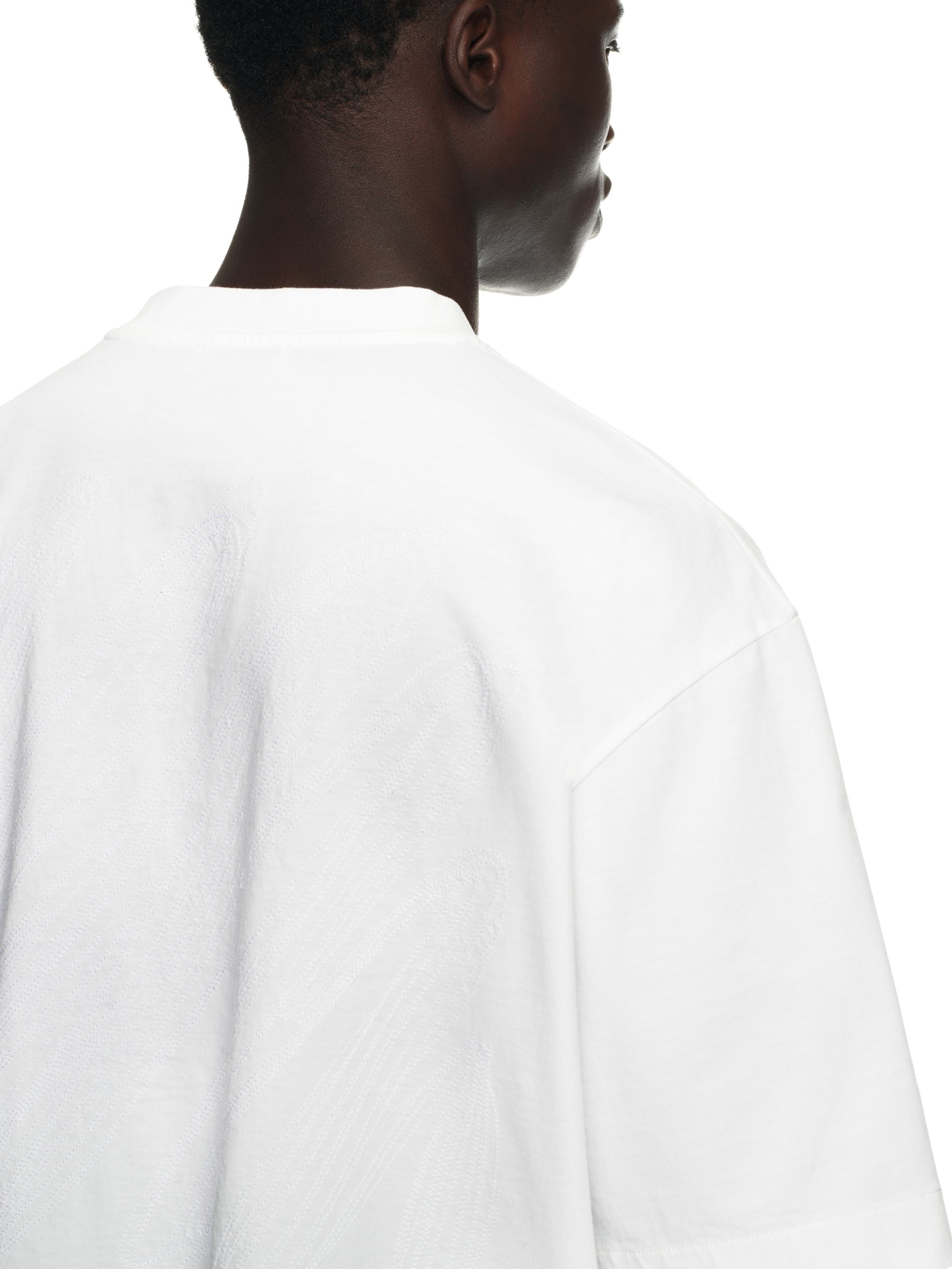 White/black Off Stamp Skate S/s Tee - 5