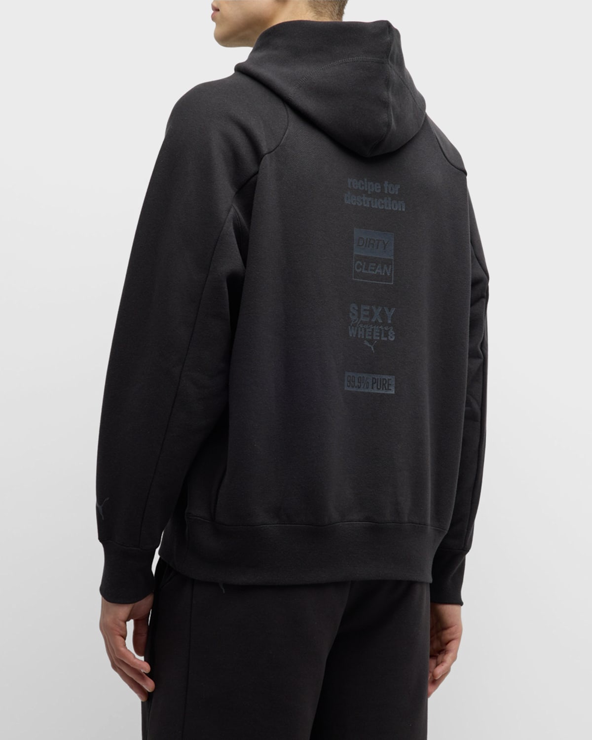 x Pleasures Men's Tonal Logo Hoodie - 4