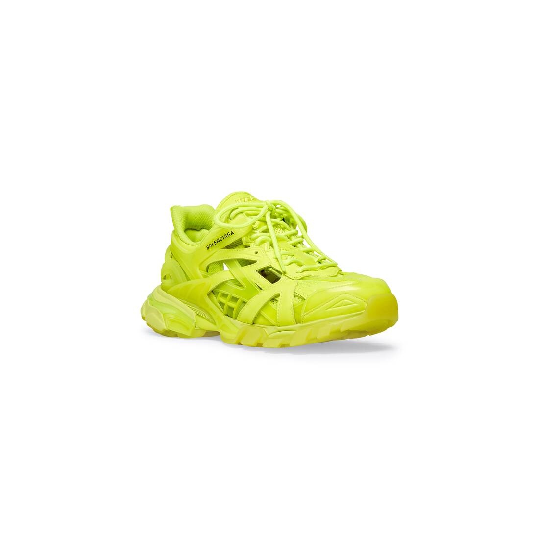 Men's Track.2 Clear Sole Sneaker  in Fluo Yellow - 2