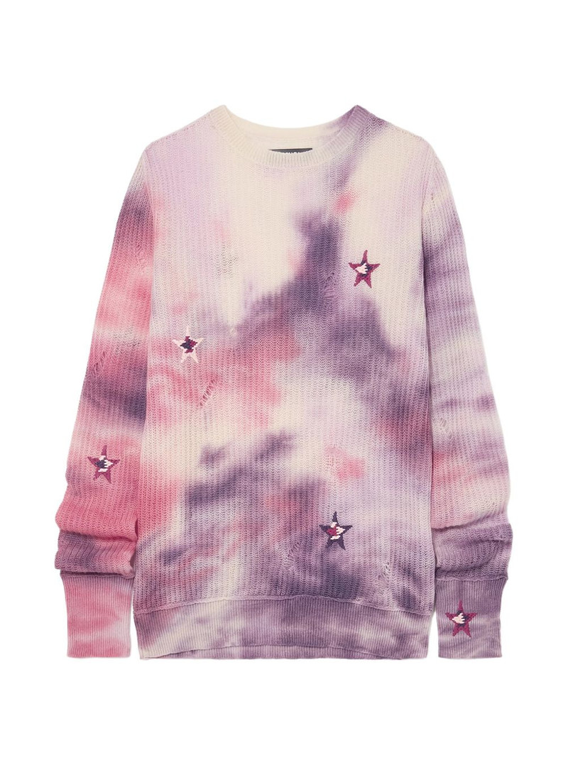tie-dye stars sweater 1