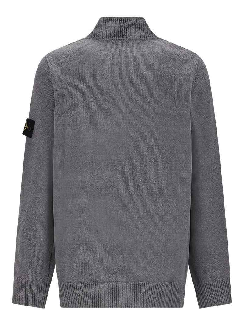 Stone Island buttoned long-sleeve polo shirt outlook