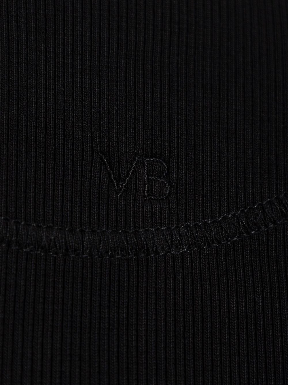 puff-sleeve ribbed top - 5
