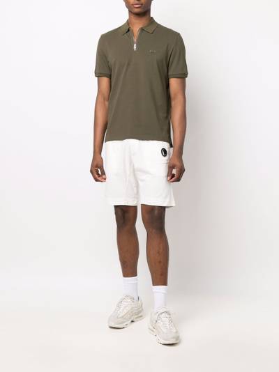 C.P. Company lens-detail cotton track shorts outlook