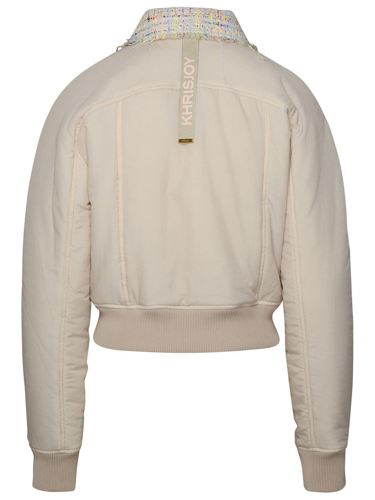 Khrisjoy Beige Polyamide Jacket Women - 3