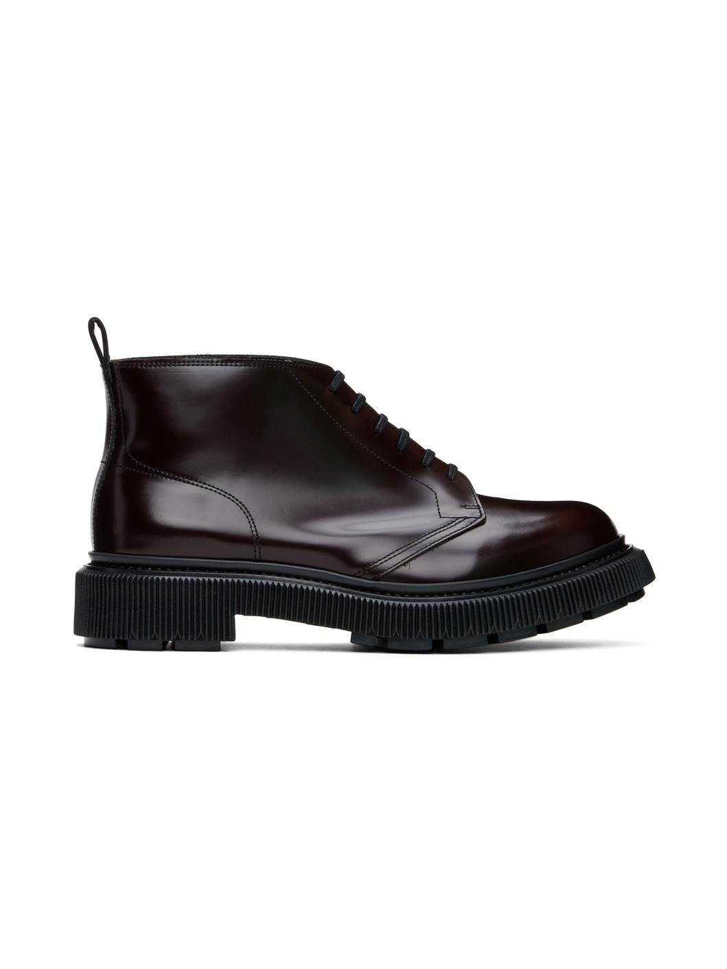 Burgundy Type 121 Boots - 1