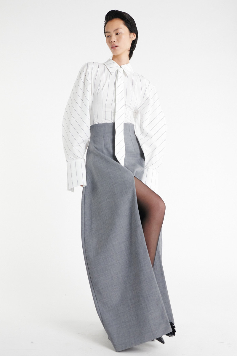 A.W.A.K.E. MODE PANT SKIRT GREY MELANGE outlook