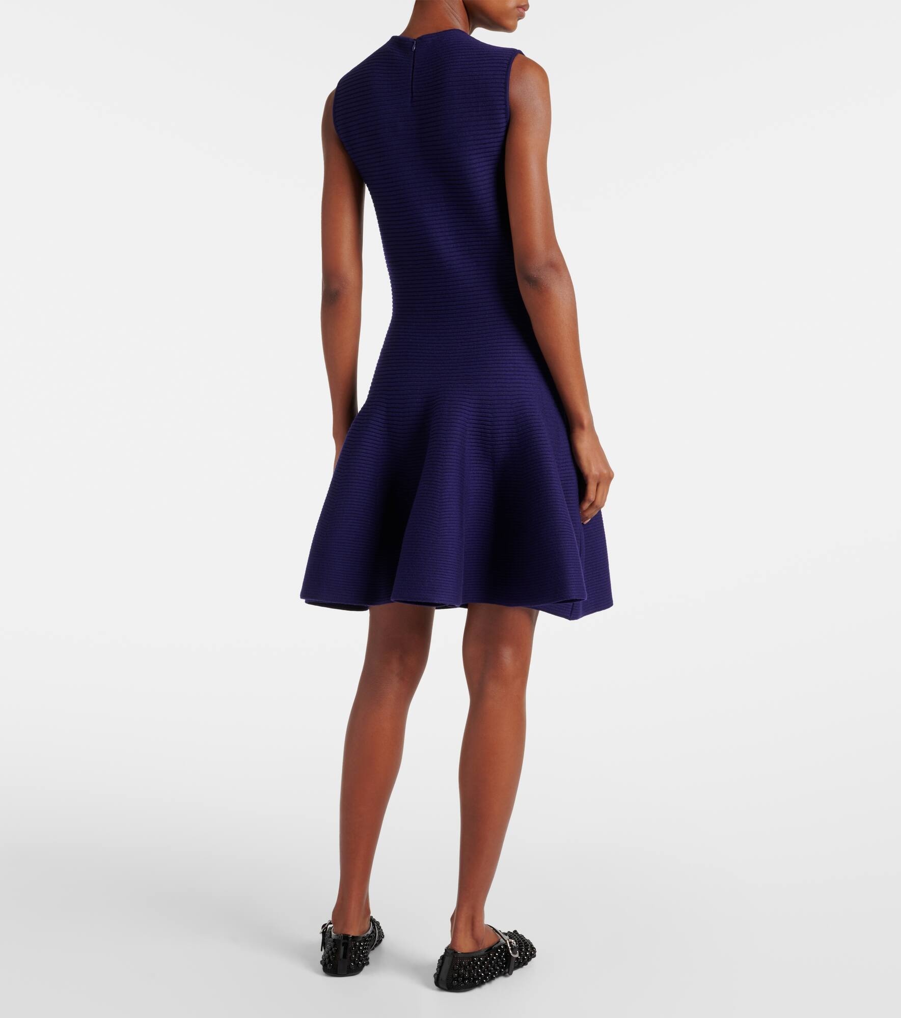 Wool-blend minidress - 3