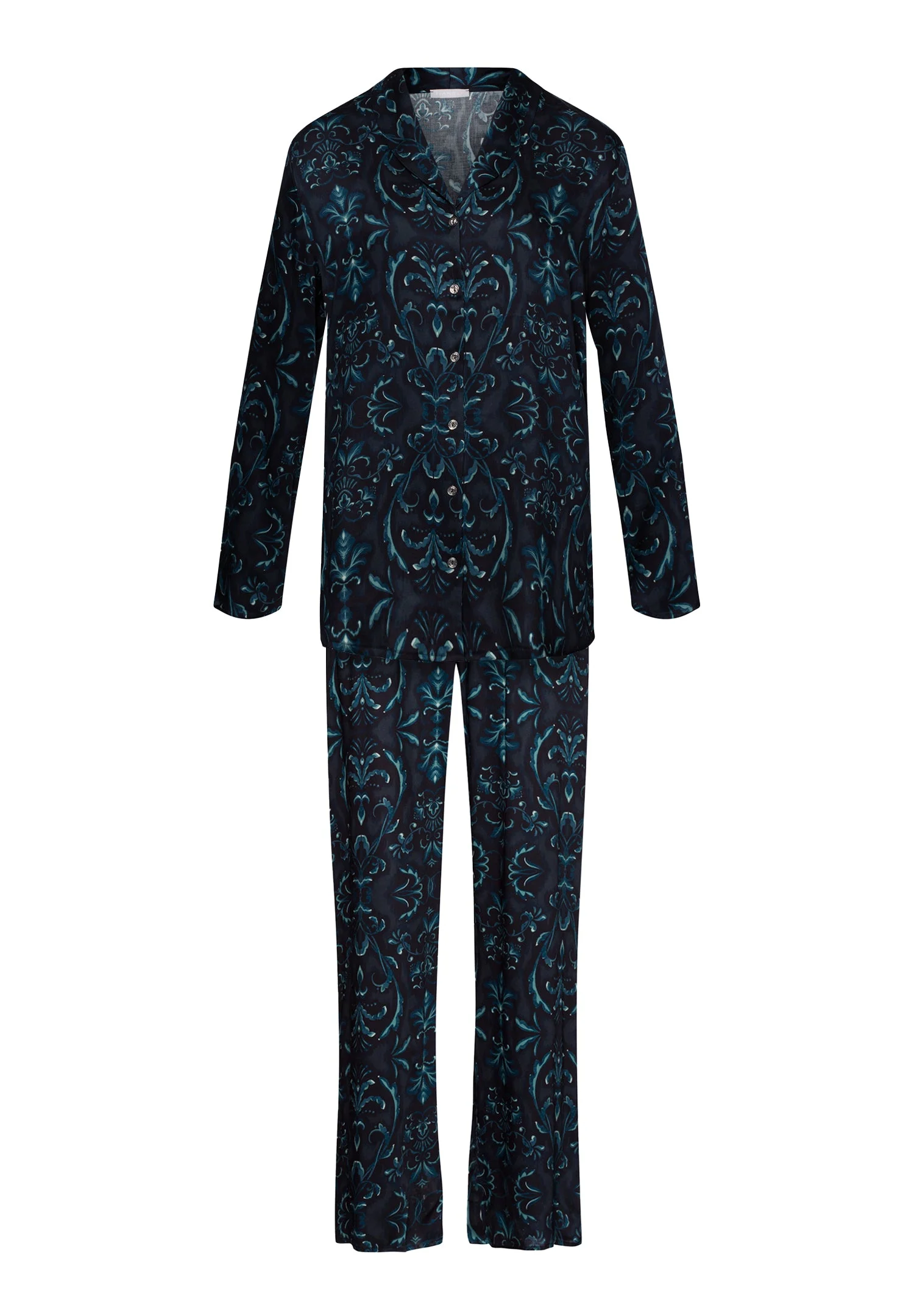 Marlene Button Front Pajama Set - 1