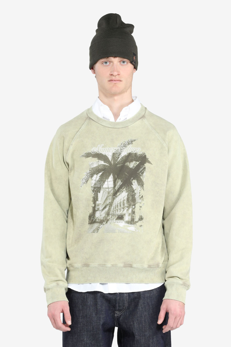 GRAPHIC-PRINT COTTON SWEATSHIRT 1