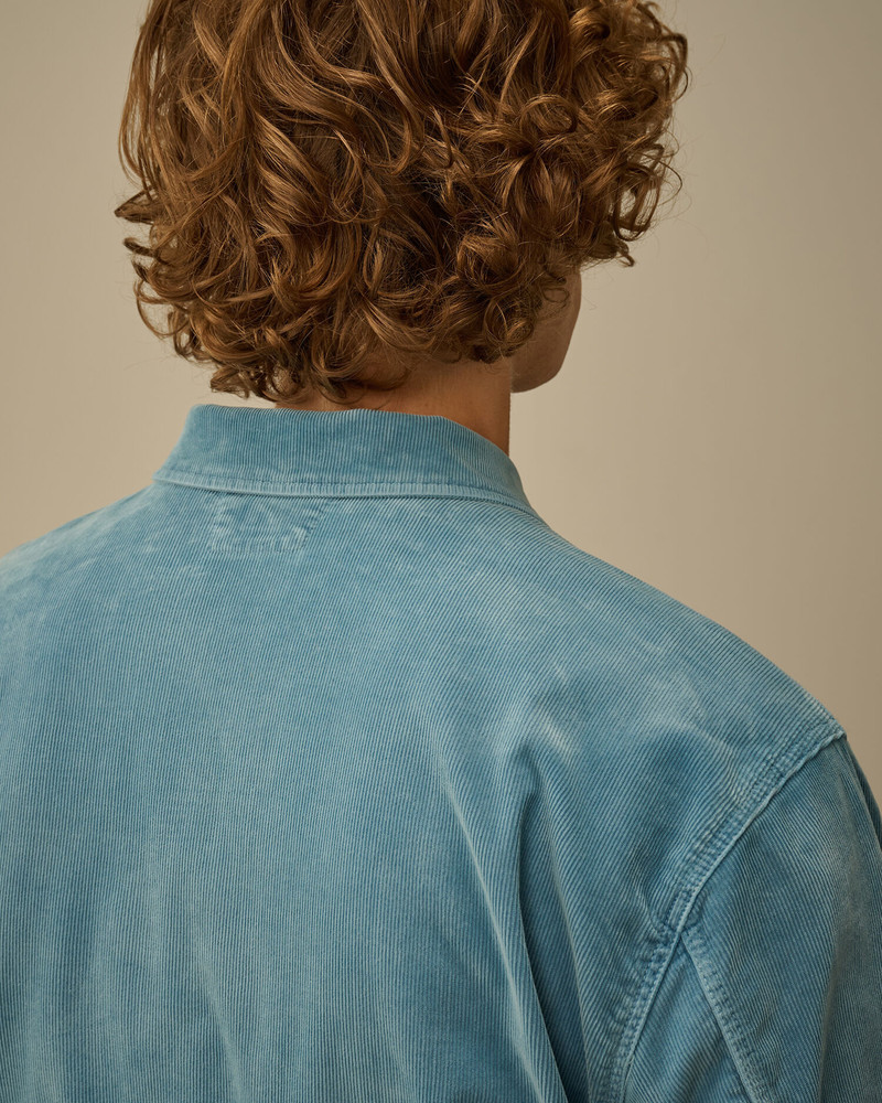 Corduroy Lens Button Overshirt 6