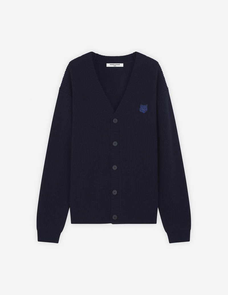 BOLD FOX HEAD PATCH COMFORT RIBBED 카디건 - 1