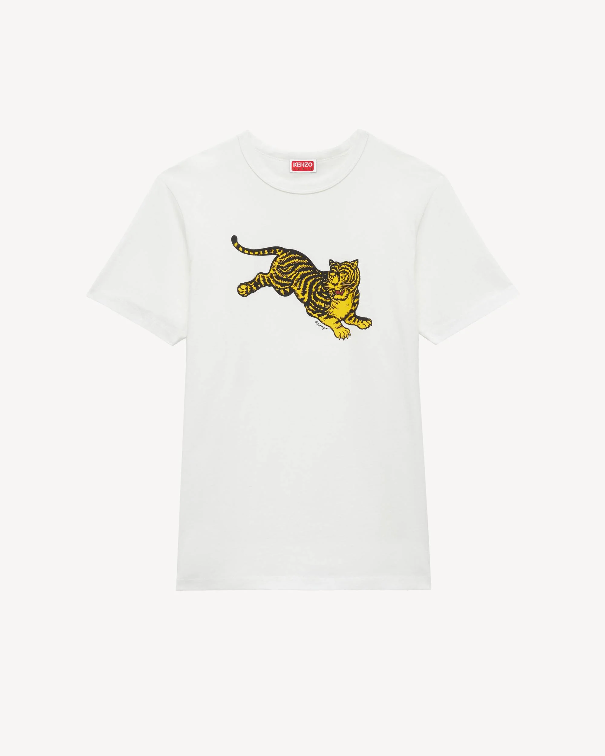 'KENZO Jumping Tiger' slim T-shirt in cotton - 1