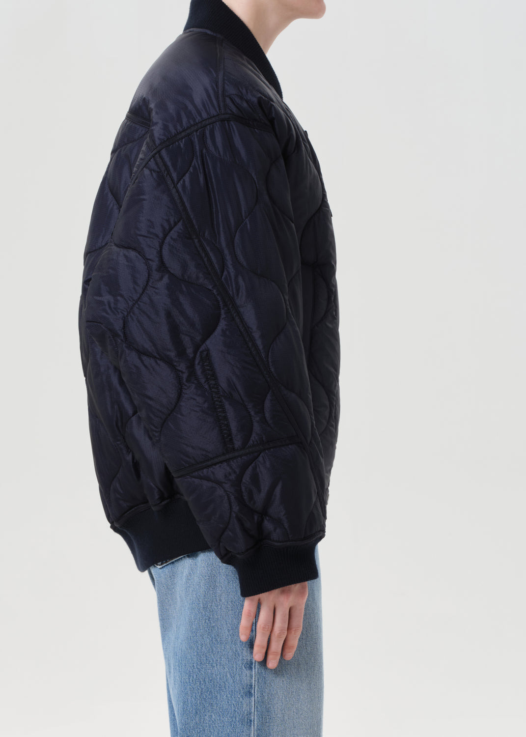 ISLA QUILTED JACKET IN INK - 3