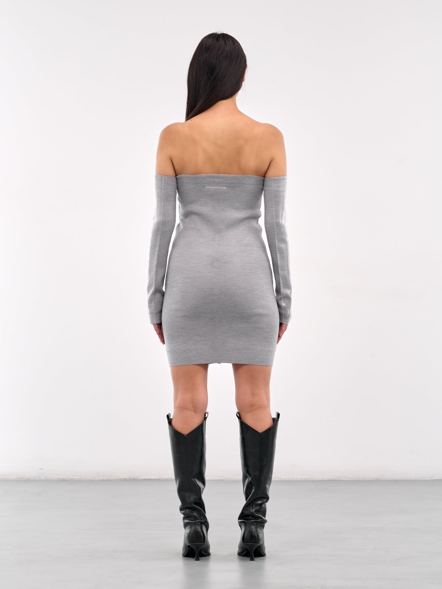 Buttoned Strapless Mini Dress - 3