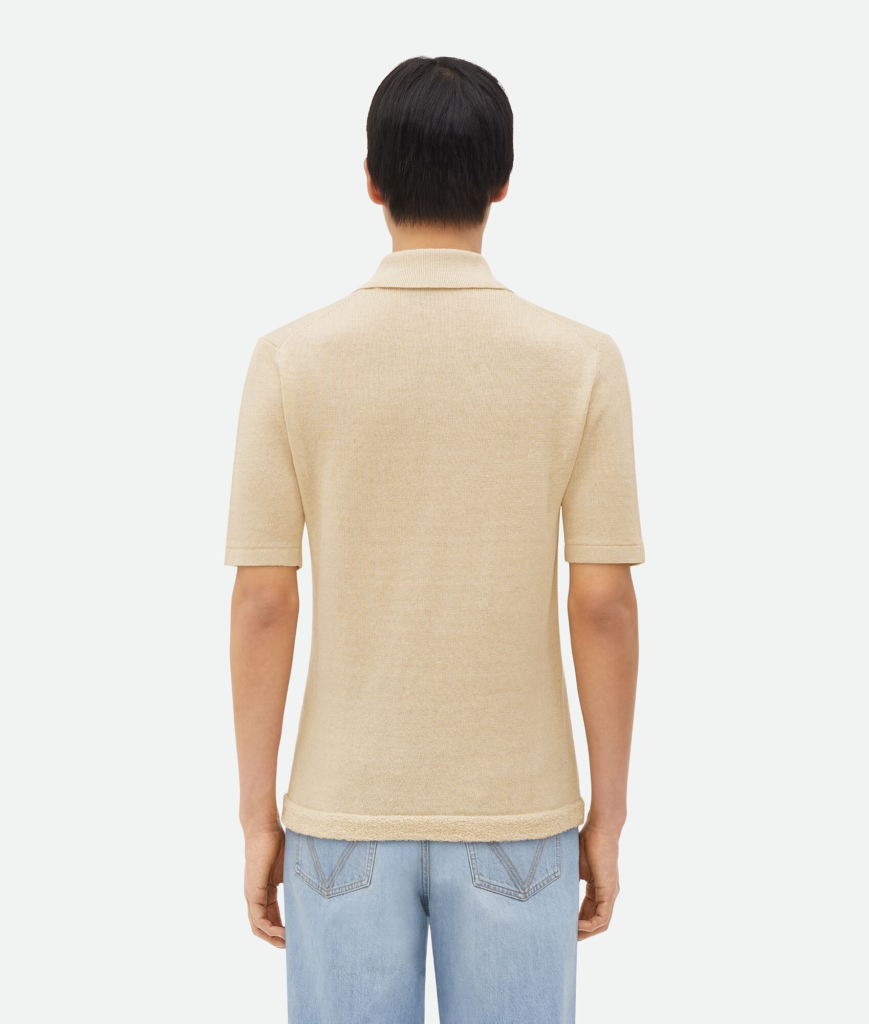 Tシャツ・カットソー Bottega Veneta LIGHT LINEN POLO Bottega Veneta Light Linen Polo | italist