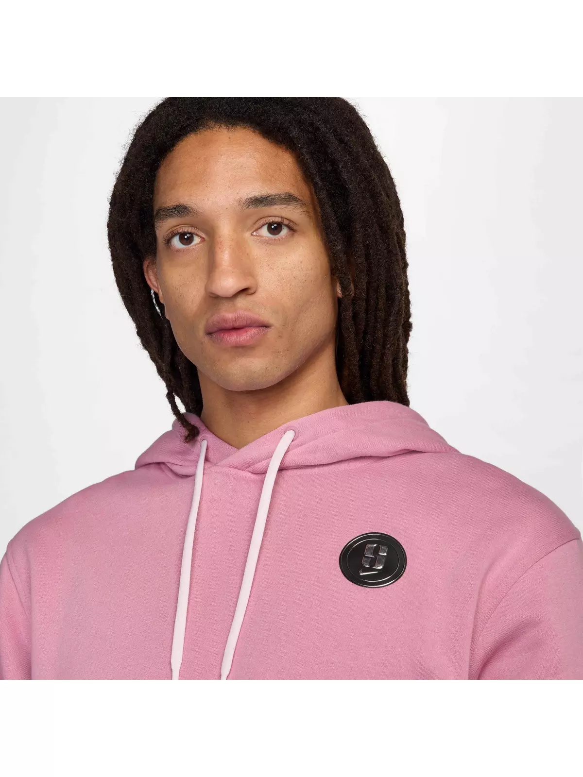 Sabrina Unisex Adult's Fleece Basketball Hoodie -Pink - 3