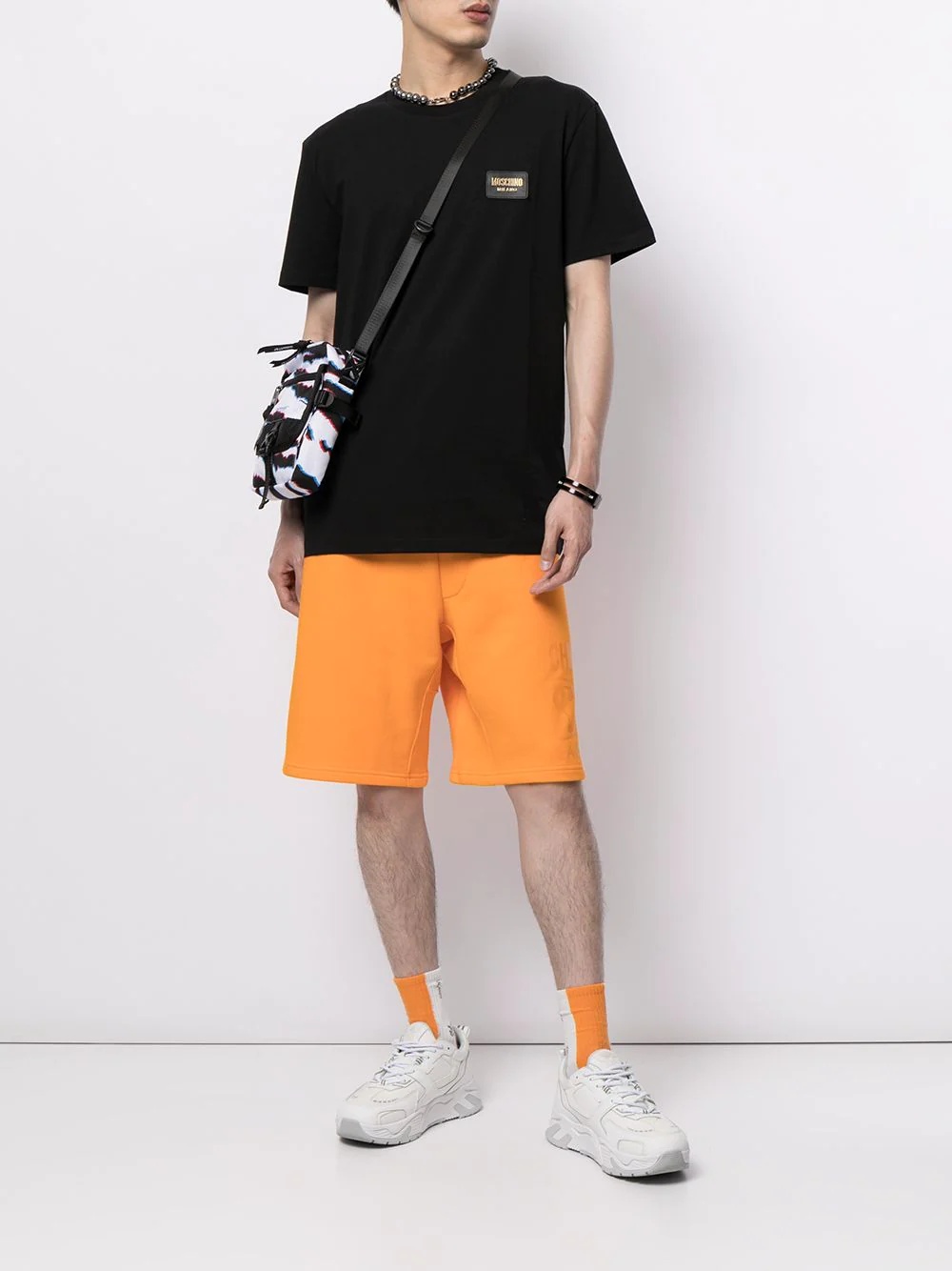 Double Question Mark track shorts - 2