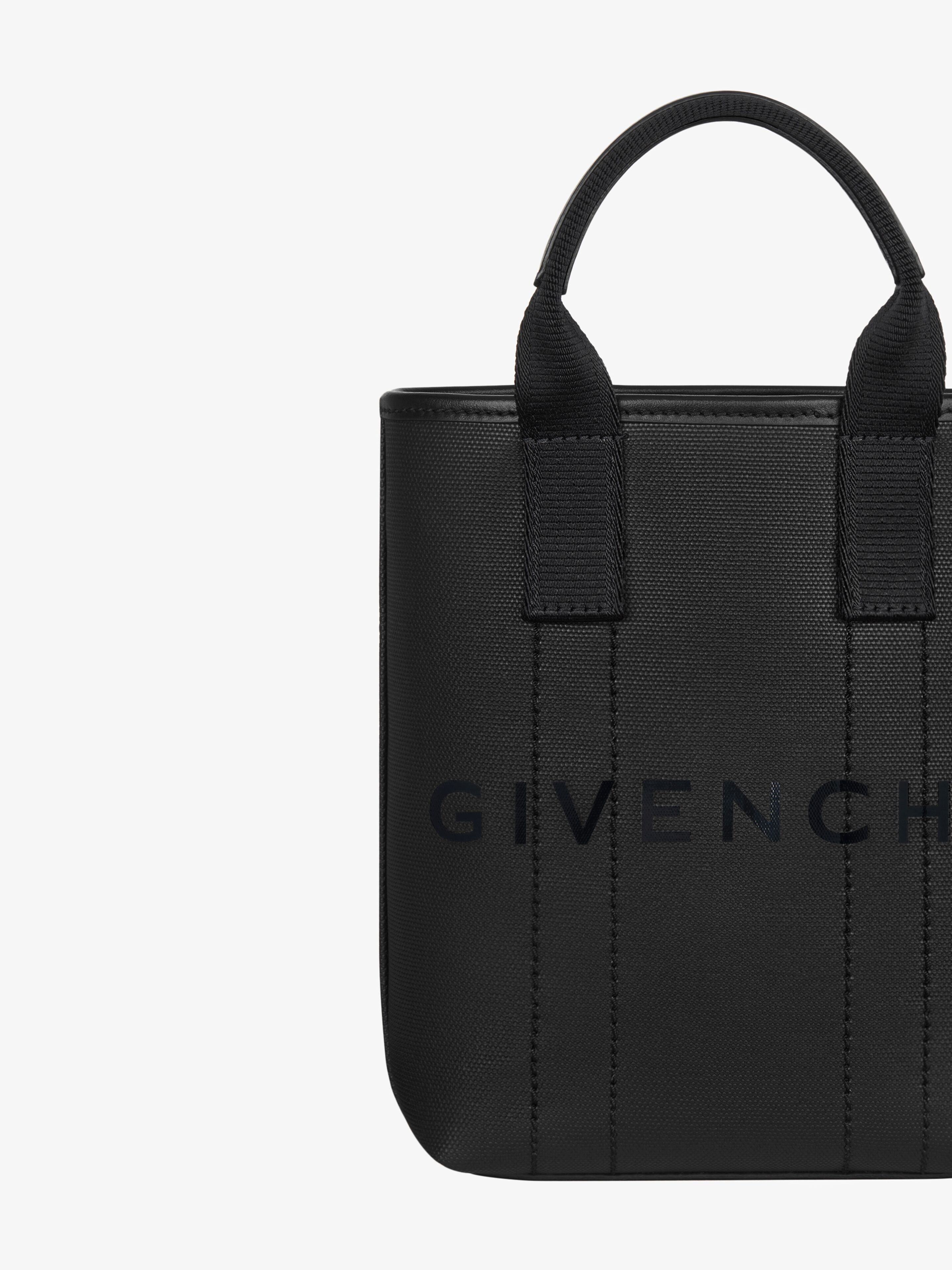 SMALL G-ESSENTIALS TOTE BAG IN COATED CANVAS - 6