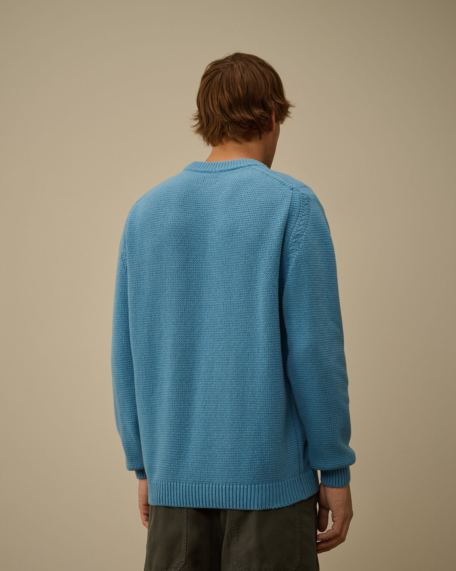Lambswool Mixed Crewneck Sweater - 4